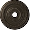 Ekena Millwork Cole PVC Ceiling Medallion (Fits Canopies up to 6"), Metallic Dark Bronze, 22"OD x 3 1/2"ID x 1"P CMP22COCDB - alternate 1